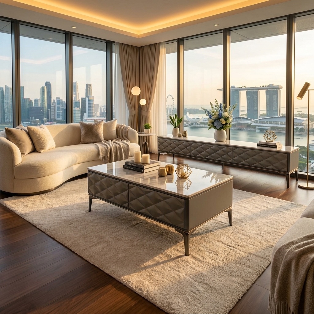 TV Console + Coffee Table